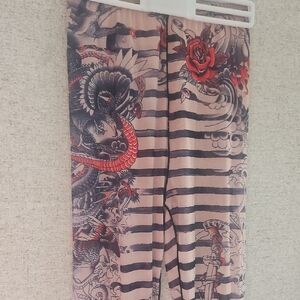 Womens Jean Paul Gaultier Tatto Mariniere Trousers.